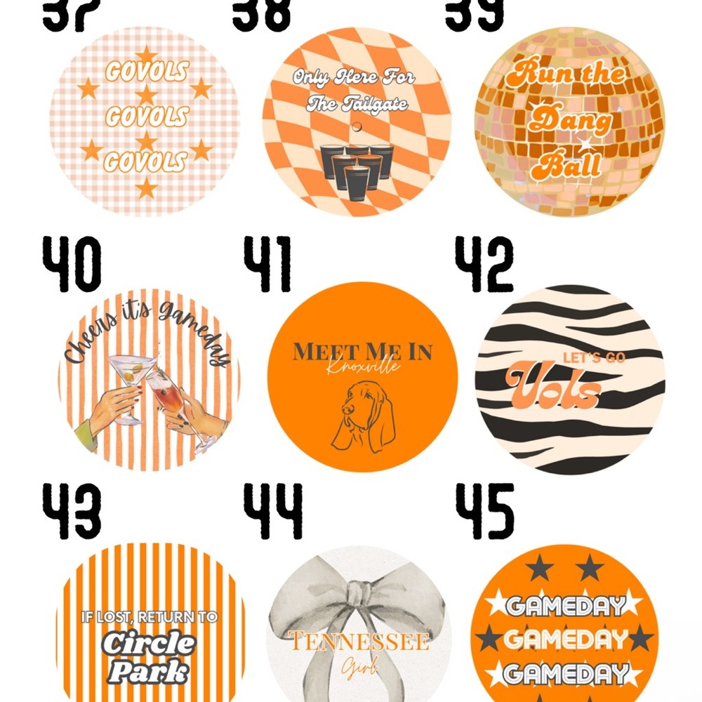 Assorted Gameday Button - Picture 6 of 14